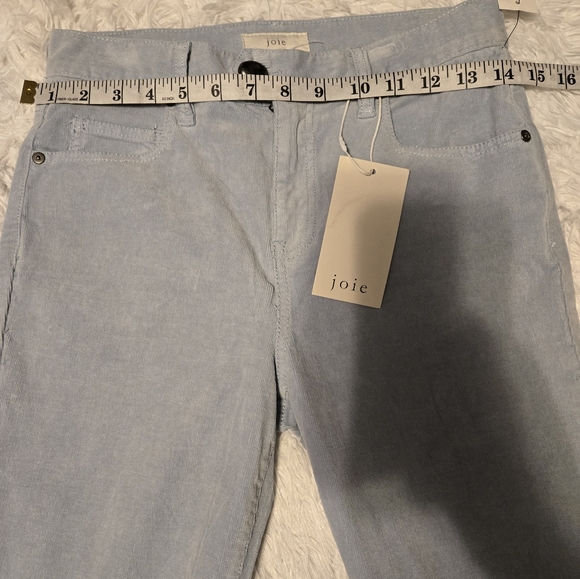 NWT Joie Maza Cropped Corduroy Pants Size 2 Color Thistle - Picture 7 of 13